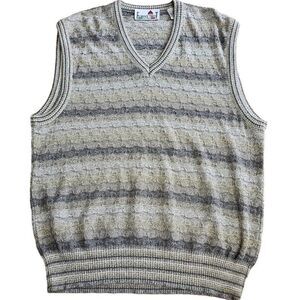 Vintage Florence Tricot Italy mens Sz Large multicolor sweater vest